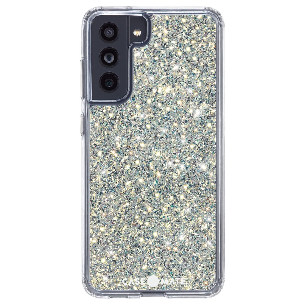 Case-Mate Samsung Galaxy S21 Fe 5g Case - Twinkle Stardust With 10ft Drop Protection & Wireless Charging - Luxury Bling Glitter Case For Samsung Galaxy S21 Fe 5g - Shock Absorbing, Anti Scratch Tech