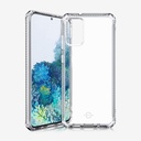 Itskins Spectrum Clear Protective Phone Case Compatible With Galaxy S20 Plus, Slim Hybrid Case, Anti-Yellowing, And Heavy Duty Shockproof Cover, Military Phone Case - Transparent