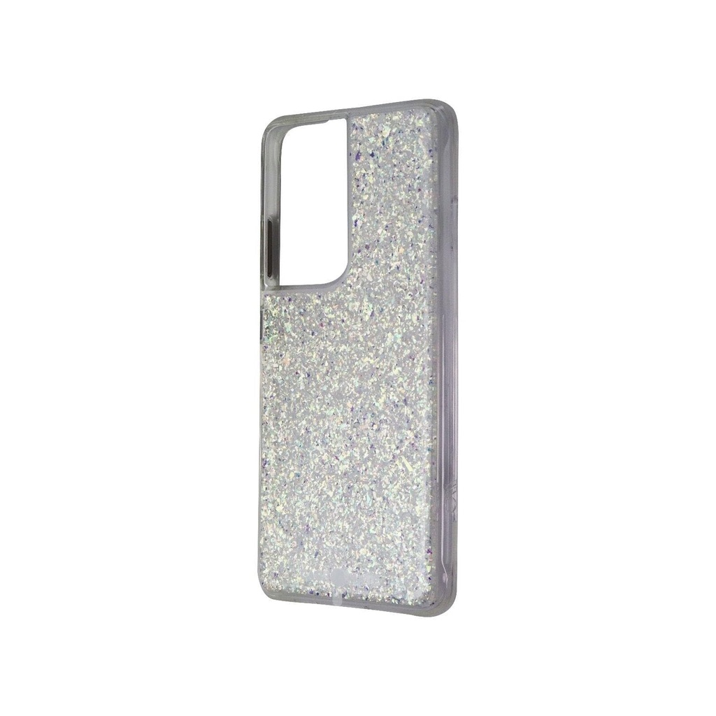 Case-Mate Samsung Galaxy S21 Ultra Case - 6.8" Twinkle Stardust - 10ft Drop Protection With Wireless Charging - Luxury Bling Glitter Cover For S21 Ultra 5g - Anti Scratch, Shock Absorbing Materials