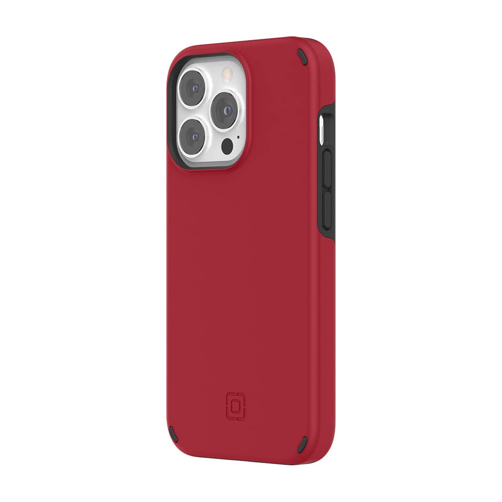 Incipio Duo Case For Iphone 13 Pro (6.1") – Magsafe & Wireless Charging Compatible, Slim Dual-Layer Protective Case With 12ft Drop Protection, Shock-Absorbing, Scratch-Resistant Cover - Salsa Red