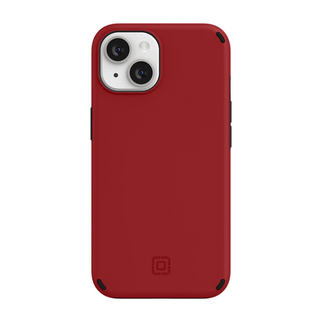 Incipio Duo For Magsafe Series Case For Iphone 14, 12-Ft. (3.7m) Drop Defense - Scarlet Red/Black (Iph-2036-Scrb)