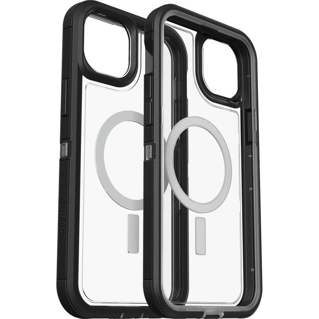 Otterbox Defender Series Xt Case With Magsafe For Clear Iphone 14 Plus, Black Crystal