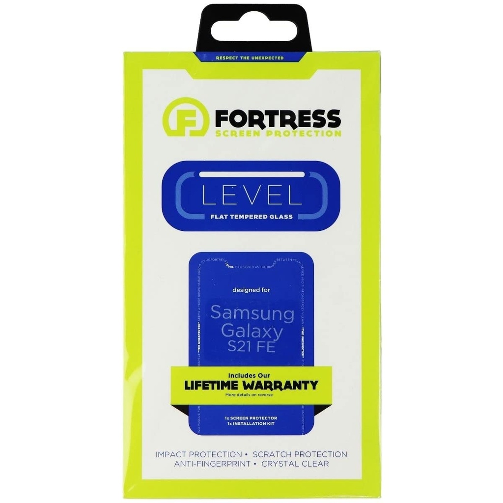 Fortress Level Flat Tempered Glass Screen Protector For Samsung Galaxy S21 Fe