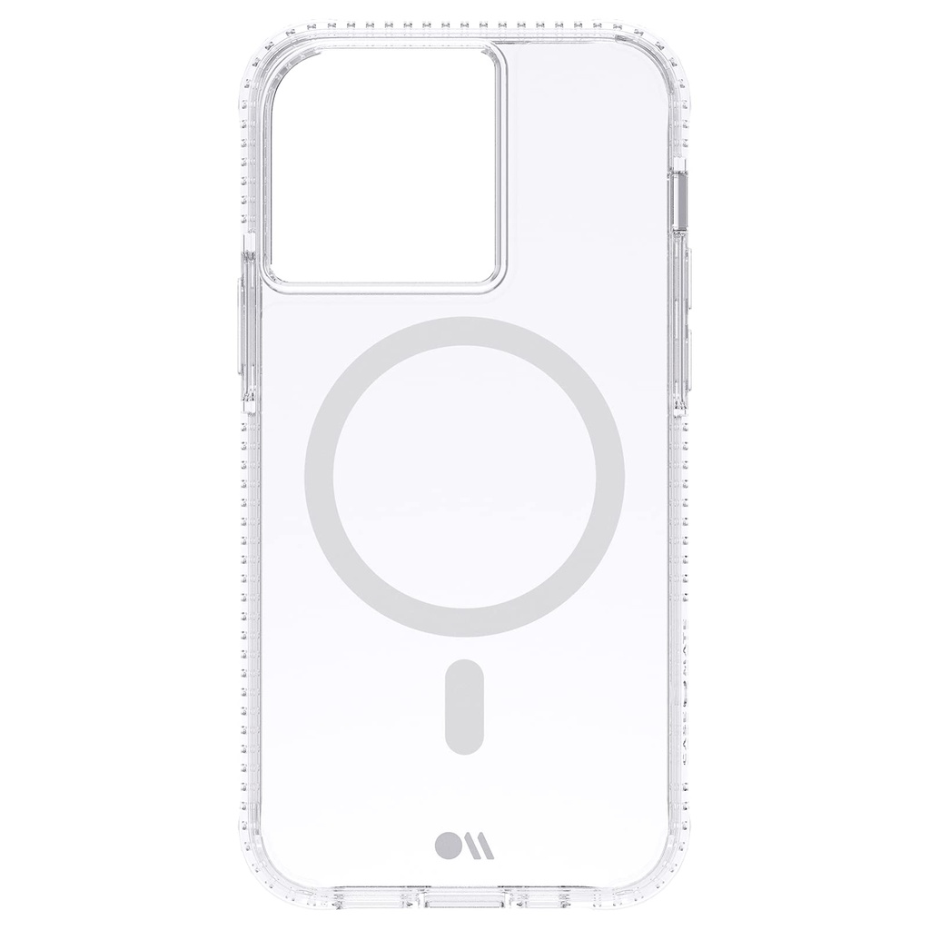 Case-Mate Tough Plus Series Iphone 13 Pro Case Clear [15ft Drop Protection] [Compatible With Magsafe] Magnetic Phone Case For Iphone 13 Pro - Anti Yellow & Anti Scratch Tech, Shockproof Slim Cover