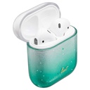Laut - Ombre Sparkle For Airpods 2 And 1 Charging Case | Glittering |Anti-Scratch | Ultra Lightweight | Front Led Visible (Mint)