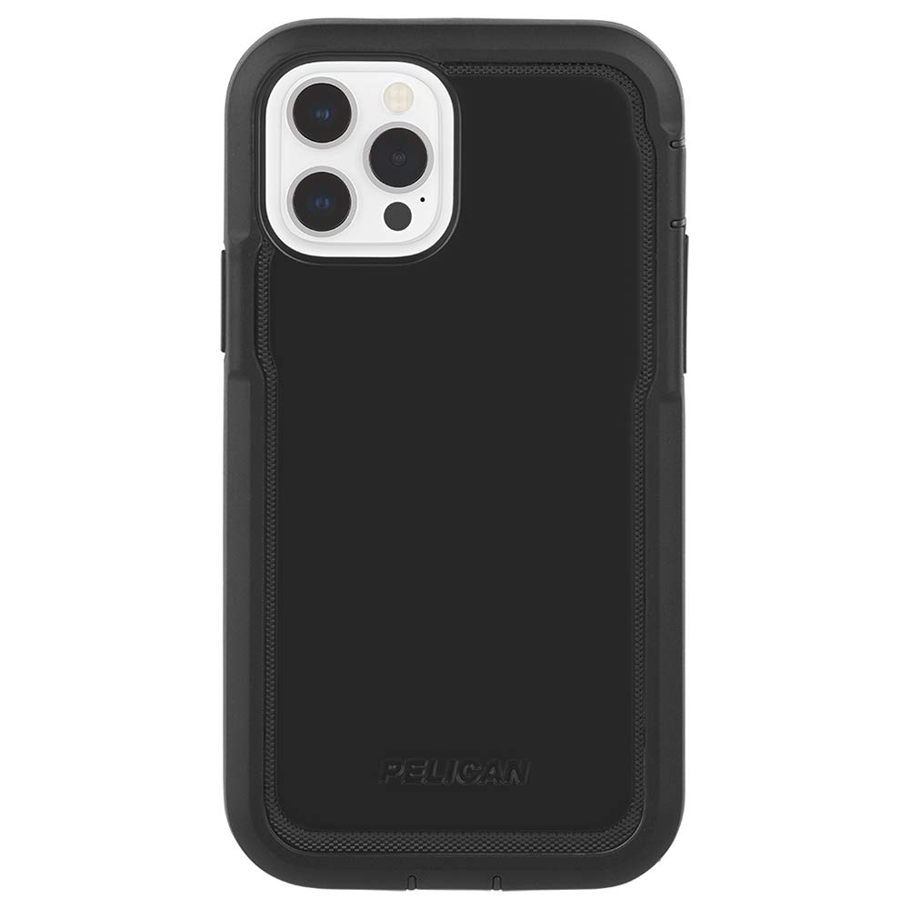 Case-Mate Pelican - Voyager Series - Case For Iphone 12 Pro Max (5g) - Military Drop Protection - Holster - 6.7 Inch - Black