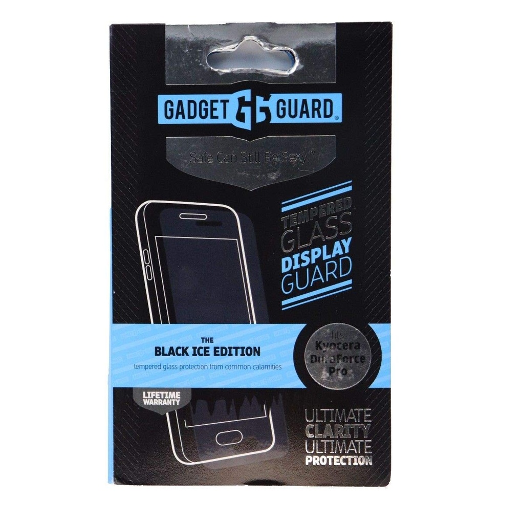 Gadget Guard Black Ice Tempered Glass Screen Protector For Kyocera Duraforce Pro