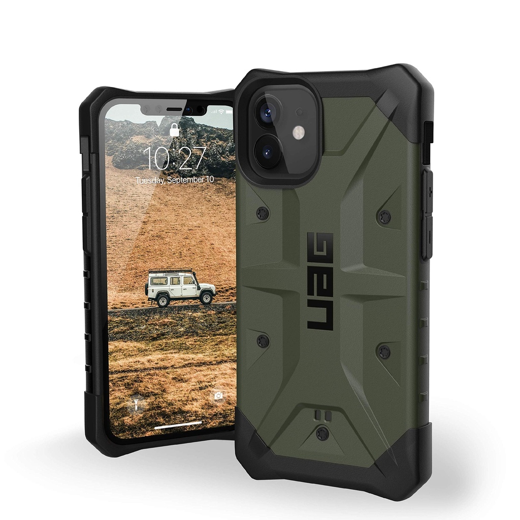 Urban Armor Gear Uag Designed For Iphone 12 Mini 5g [5.4-Inch Screen] Rugged Lightweight Slim Shockproof Pathfinder Protective Cover, Olive