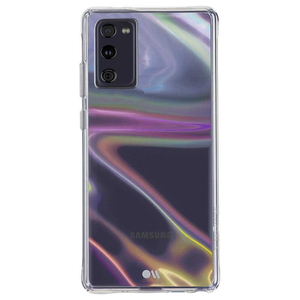 Case-Mate - Soap Bubble - Case For Samsung Galaxy S20 Fe 5g (Fan Edition) - 6.5 Inch - Iridescent Swirl