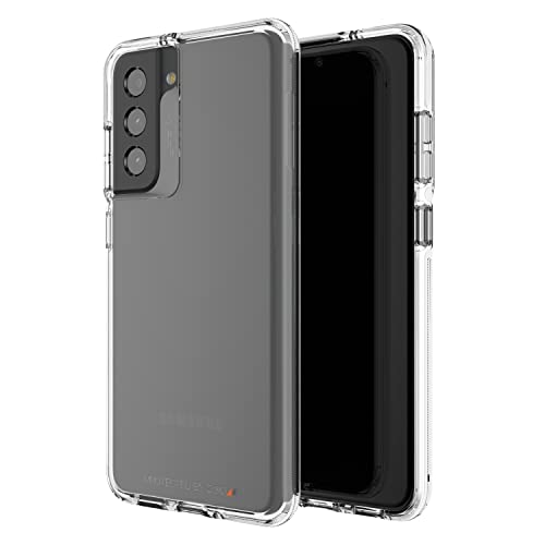 GEAR4 ZAGG CRYSTAL PALACE CASE WITH THE CLEAREST, THINNEST, MOST ADVANCED IMPACT PROTECTION MATERIAL IN THE WORLD [D3O CRYSTALEX - FOR SAMSUNG GALAXY S21 FE 5G - CLEAR, (702008237)