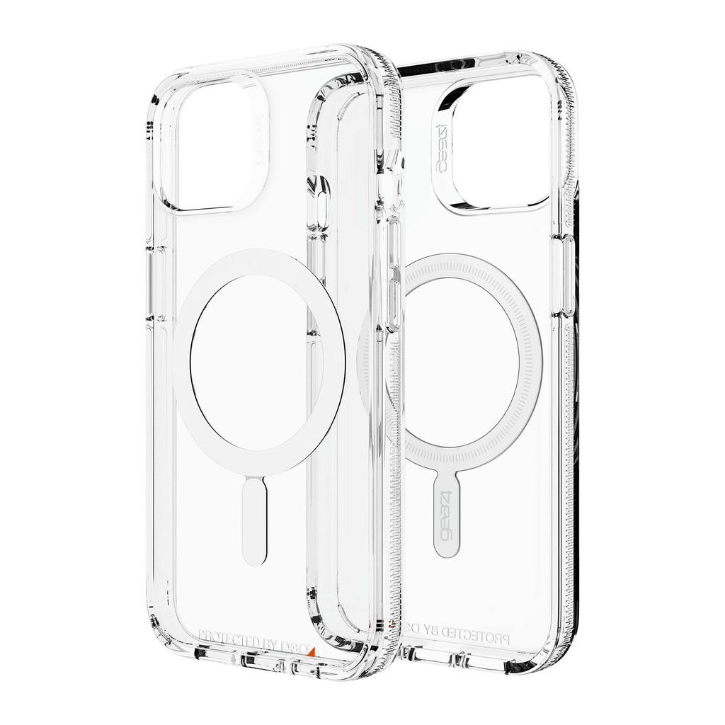 Gear4 Transparent Case For Iphone 13 Compatible With Magsafe, Slim & Lightweight [13 Ft D30 Impact Protection] Crystal Palace Snap Series, Clear