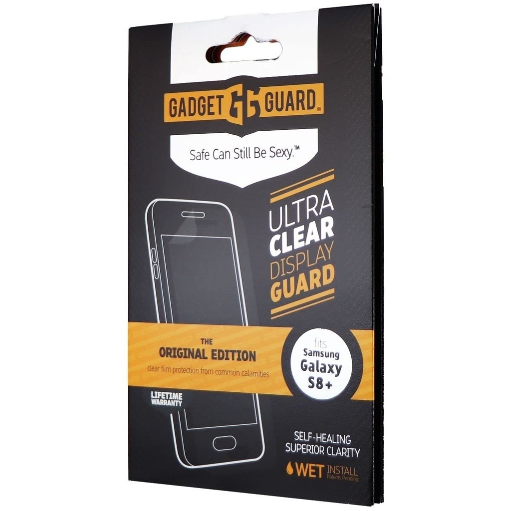 Gadget Guard Original Edition Wet/Dry Install Screen Protector For Samsung Galaxy S8+ Plus - Clear - Ggoexxc208ss01a