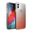 Laut | Ombre Sparkle For Iphone 11 |Glitter & Semi Translucent Design | Color Fade | Shock Resistant | Qi Wireless Charger Compatible • Peach