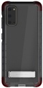 Ghostek Covert Galaxy S20 Clear Case With Built-In Stand And Secure Hand Grip Bumper Super Thin Slim Fit Design And Wireless Charging Compatible Phone Cover For 2020 Galaxy S20 5g (6.2 Inch) - (Smoke)