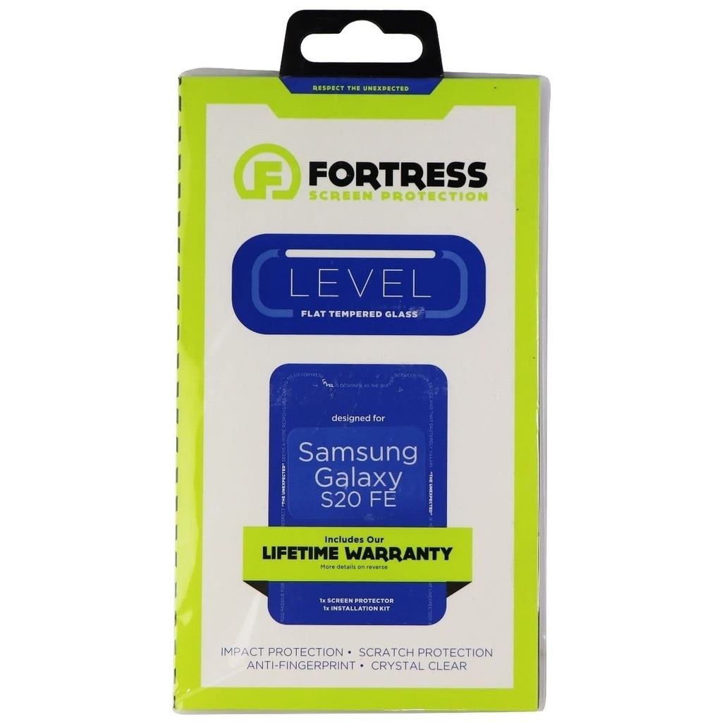 Fortress Focus Series Flat Tempered Glass For Samsung Galaxy S20 Fe - Clear