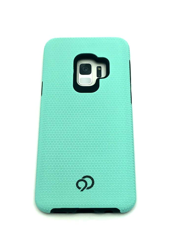 Nimbus9 Latitude Series Dual Layer Qi Enabled Case For Samsung Galaxy S9 - Textured Mint/Black