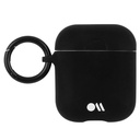 Case-Mate - Airpods Case - Hook Ups - Silicone - Compatible With Apple Airpods Series 1 & 2 - Black
