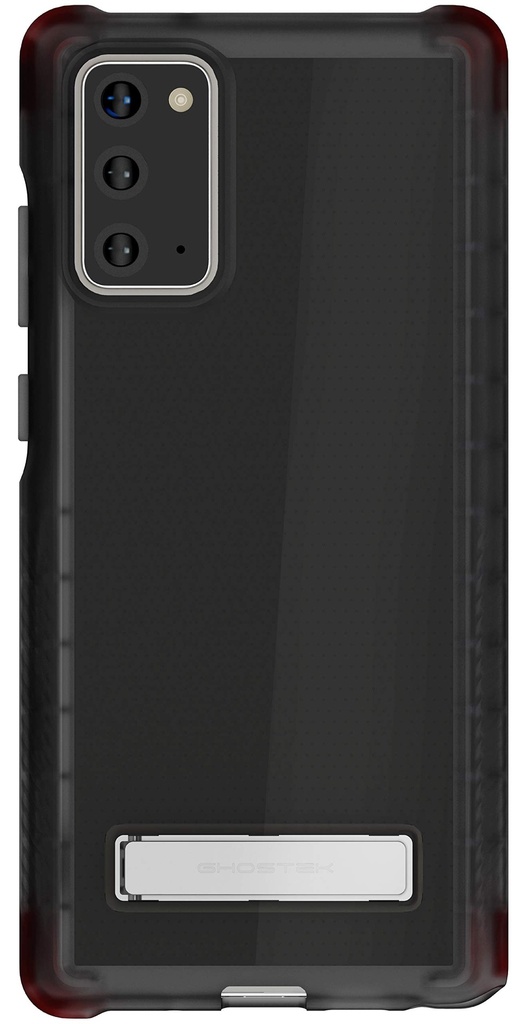 Ghostek Covert Galaxy Note 20 Clear Case With Kickstand And Secure Hand Grip Bumper Super Thin Slim Fit Design And Wireless Charging Compatible Cover For 2020 Galaxy Note20 5g (6.7 Inch) - (Smoke)