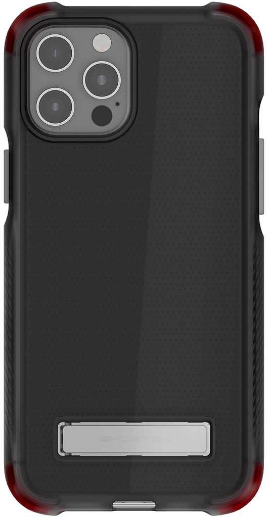 Ghostek Covert Clear Designed For Iphone 12 Pro Max Case Silicone With Metal Stand Compatible With Magsafe And Wireless Charging Slim Thin Phone Cover For 2020 Iphone 12 Pro Max 5g (6.7 Inch) (Smoke)