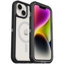Otterbox Iphone 14 & Iphone 13 Defender Series Xt Case - Black Crystal, Screenless, Rugged, Snaps To Magsafe, Lanyard Attachment