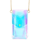 Lumee Crossbody Tech Bag - Touch Screen Friendly - Holographic