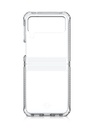 Itskins Hybrid Clear Protective Phone Case Compatible With Samsung Galaxy Z Flip3 5g, Slim Hybrid Case, Anti-Yellowing And Heavy Duty Shockproof Cover, Military Phone Case |Transparent