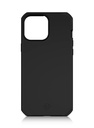 Itskins | Hybrid Silk Protective Phone Case Compatible With Apple Iphone 13 Mini, Slim Hybrid Case, Anti-Yellowing, And Heavy Duty Shockproof Cover, Military Phone Case | Black
