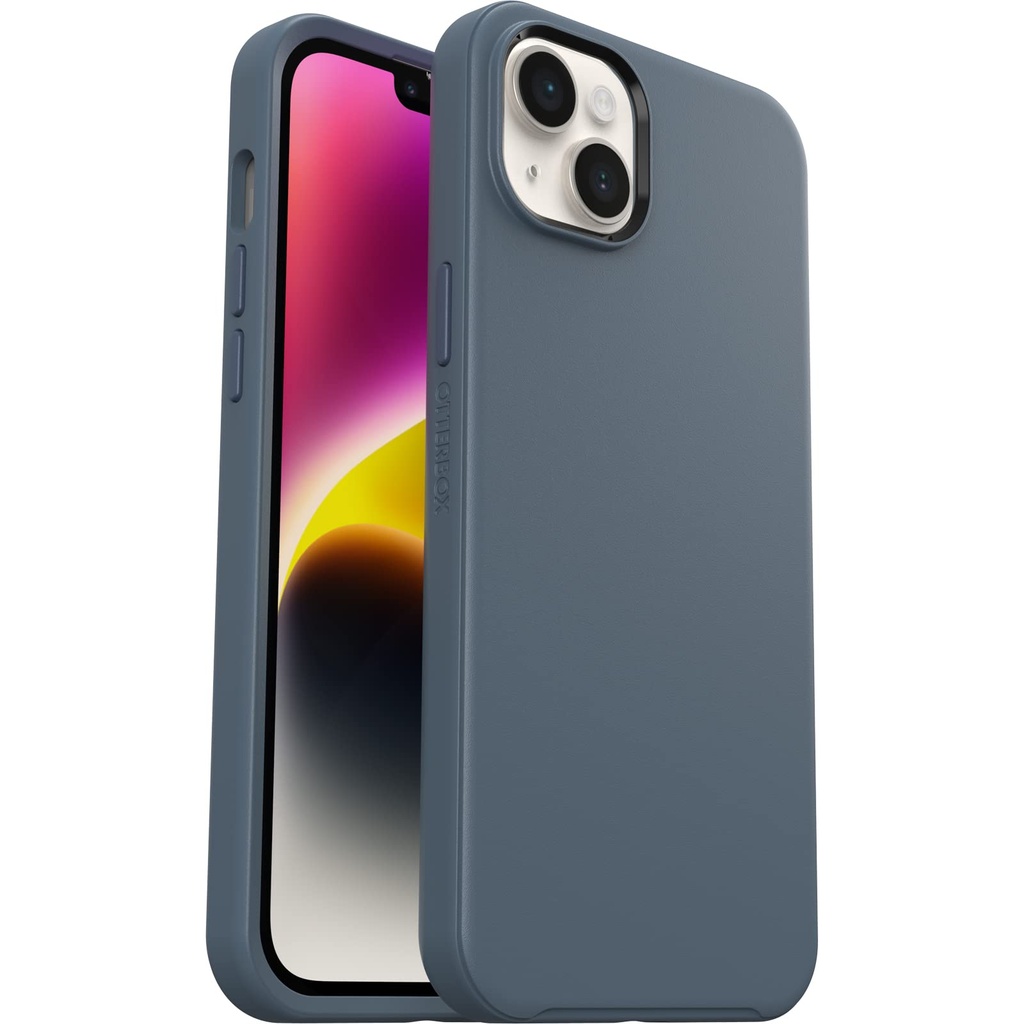 Otterbox Iphone 14 Plus Symmetry Series+ Case - Bluetiful (Blue), Ultra-Sleek, Snaps To Magsafe, Raised Edges Protect Camera & Screen