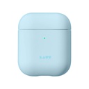 Laut - Huex Pastels For Airpods 2 And 1 Charging Case | Silky Rubber Finish | Ultra Lightweight | Front Led Visible (Baby Blue)