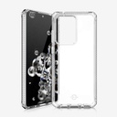 Itskins Spectrum Clear Protective Phone Case Compatible With Galaxy S20 Ultra, Slim Hybrid Case, Anti-Yellowing, And Heavy Duty Shockproof Cover, Military Phone Case - Transparent