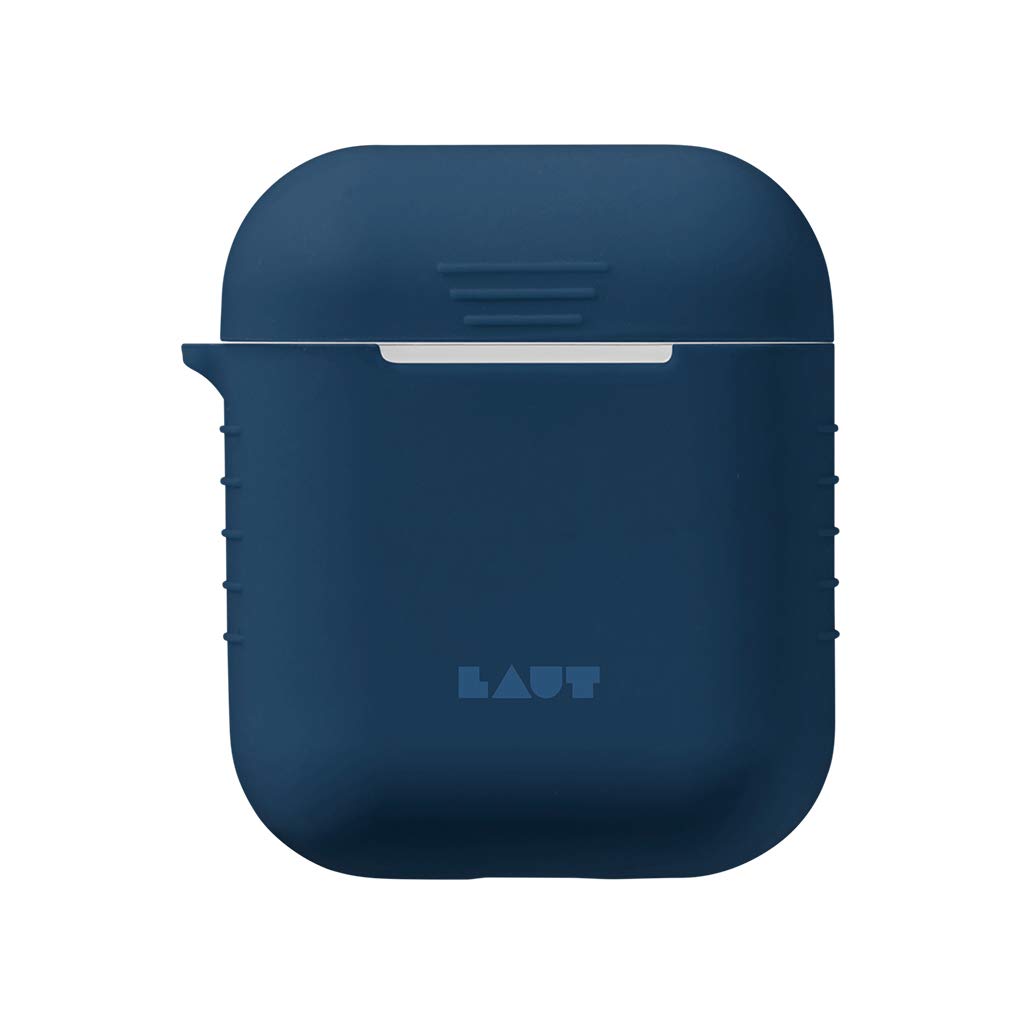 Laut - Pod For Airpods Charging Case | Slim Protective | Silicone Rubber | Easy Grip | Anti-Scratch (Ocean (Blue))