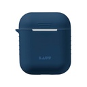 Laut - Pod For Airpods Charging Case | Slim Protective | Silicone Rubber | Easy Grip | Anti-Scratch (Ocean (Blue))