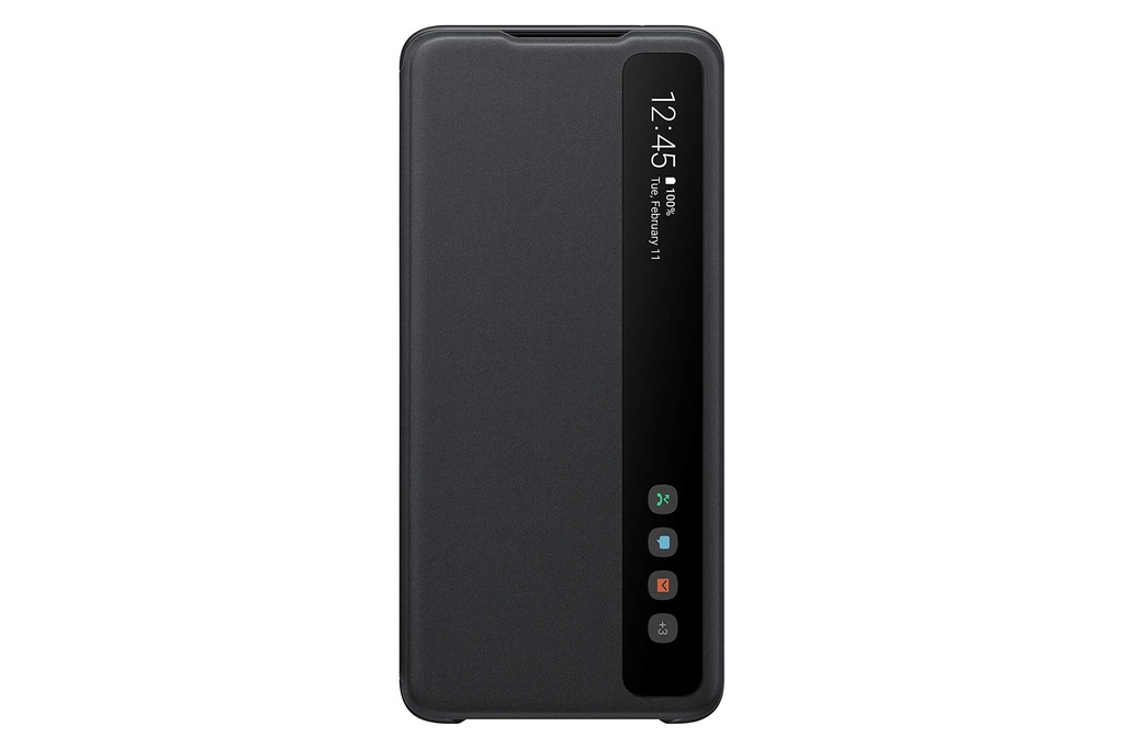 Samsung Galaxy S20 Ultra Case, S-View Flip Cover - Black (Us Version With Warranty), Model:Ef-Zg988cbegus