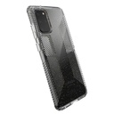 Speck Products Presidio Perfect-Clear With Grip + Glitter Samsung Galaxy S20+ Case, Clear With Gold Glitter/Clear (136376-5636)