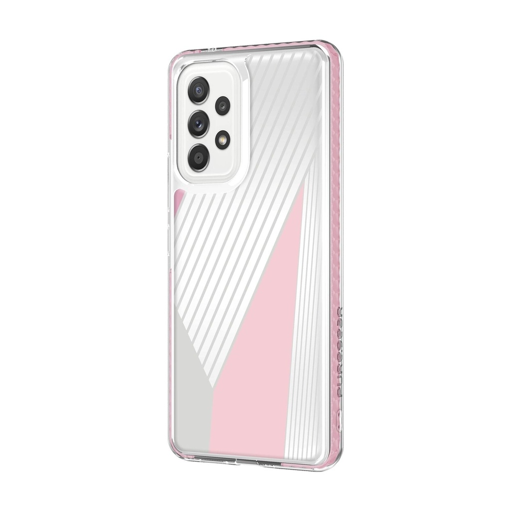 Puregear Samsung Galaxy A53 5g Design Slimshell Case - Pink Deco