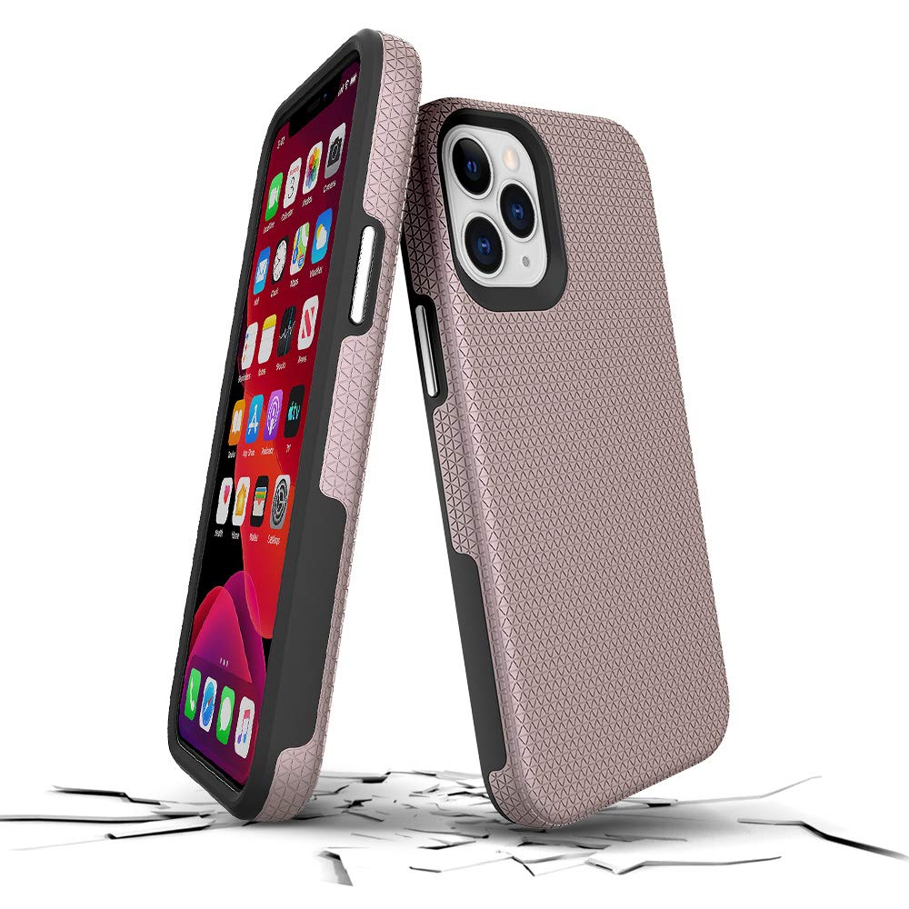 Prodigee Rockee Rose|Iphone 12 / Iphone 12 Pro Case | Military Grade Drop Tested | Dual Layer Protection | Scratch Resistant | Shockproof | Slim| 6.1 Inch