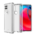 Itskins Spectrum // Clear Protective Phone Case Compatible With Moto G Stylus (2021) Usa Version, Slim Hybrid Case, Anti-Yellowing, And Heavy Duty Shockproof Cover, Military Phone Case - Transparent