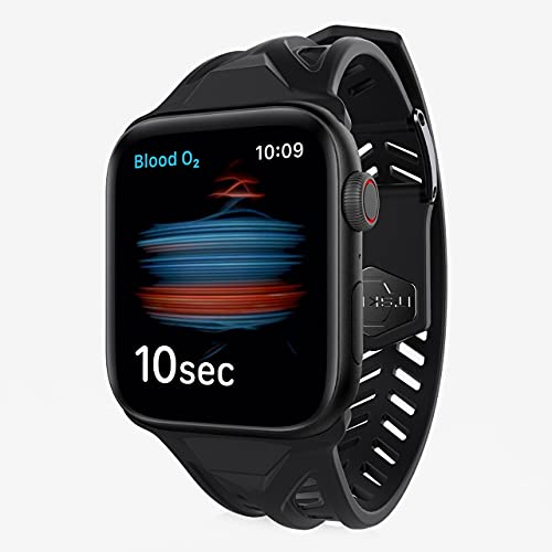 ITSKINS SPECTRUM STRAP FOR APPLE WATCH SERIES SE 6 & 5 & 4 40MM - BLACK