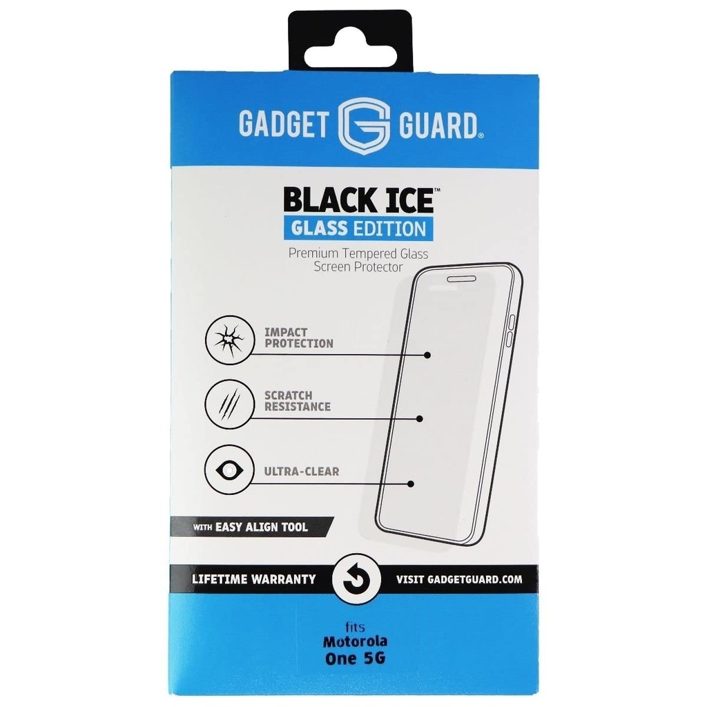 Gadget Guard Black Ice Glass Edition Protector For Motorola One 5g - Clear
