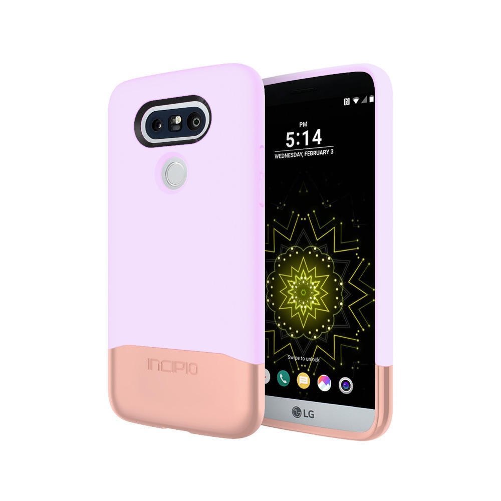 Incipio Edge Chrome Case For Lg G5 Plus Smartphone - Pink / Rose Gold