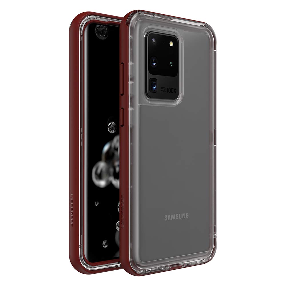 Lifeproof Next Series Case For Galaxy S20 Ultra/Galaxy S20 Ultra 5g (Only - Not Compatible With Any Other Galaxy S20 Models) - Raspberry Ice (Clear/Red Dahlia)