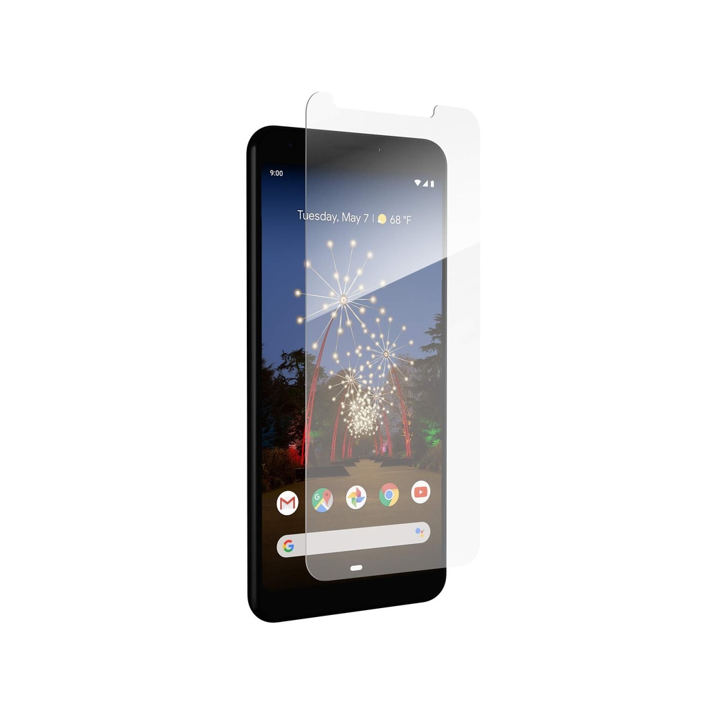 Zagg Invisibleshield Glass+ - Tempered Glass Screen Protector - Made For Google Pixel 3a - Case Friendly