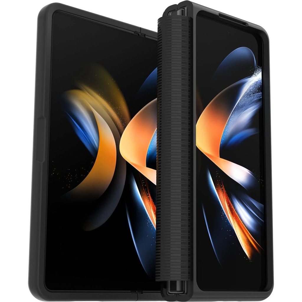 Otterbox Samsung Galaxy Z Fold4 5g Case Symmetry Series Flex Black | 3x Military Standard | Antimicrobial | 7.6-Inch | 77-90490 (Black)