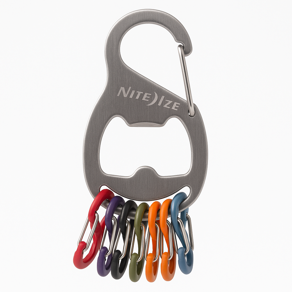 Nite Ize Key Rack 2.1 In. Dia. Stainless Steel Silver Keyrack Key Chain (3 Pack)