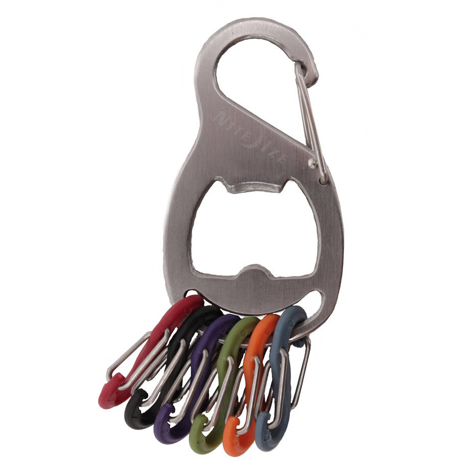Nite Ize Key Rack 2.1 In. Dia. Stainless Steel Silver Keyrack Key Chain