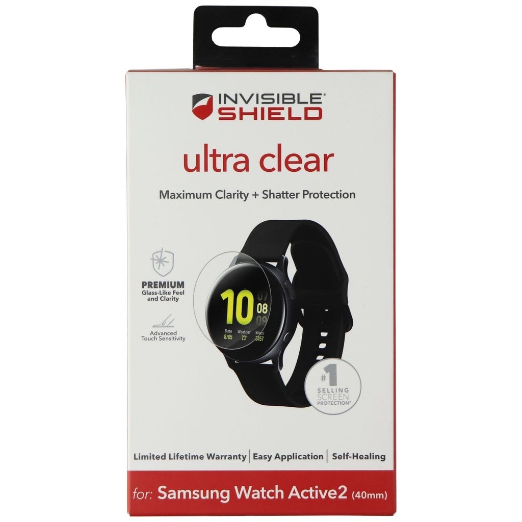 Zagg Ultra Clear Screen Protector For Samsung Watch Active2 (40mm)