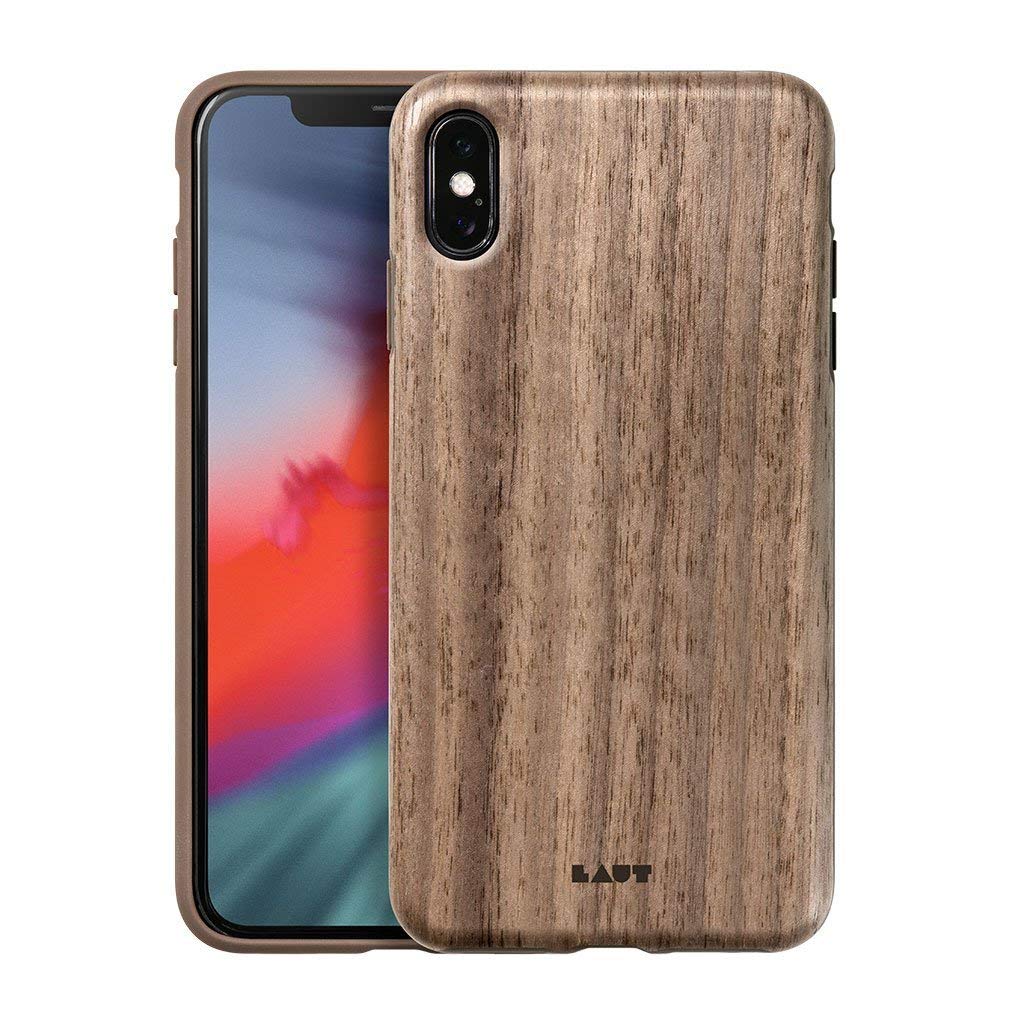Laut - Pinnacle For Iphone Xs Max | Ultra Slim & Sleek | Natural Wood | Lightweight (Walnut)
