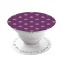 Popsockets: Collapsible Grip & Stand For Phones And Tablets - Polka Time Purple