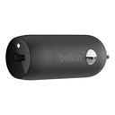 Belkin Usb-C Fast Car Charger 20w-Black (Iphone Fast Charger Compatible With Iphone 12 Pro Max/12/12 Pro/ 12 Mini, Samsung Galaxy S20, S20+, S20 Ultra, Note20, Google Pixel And More) (Cca003bt)
