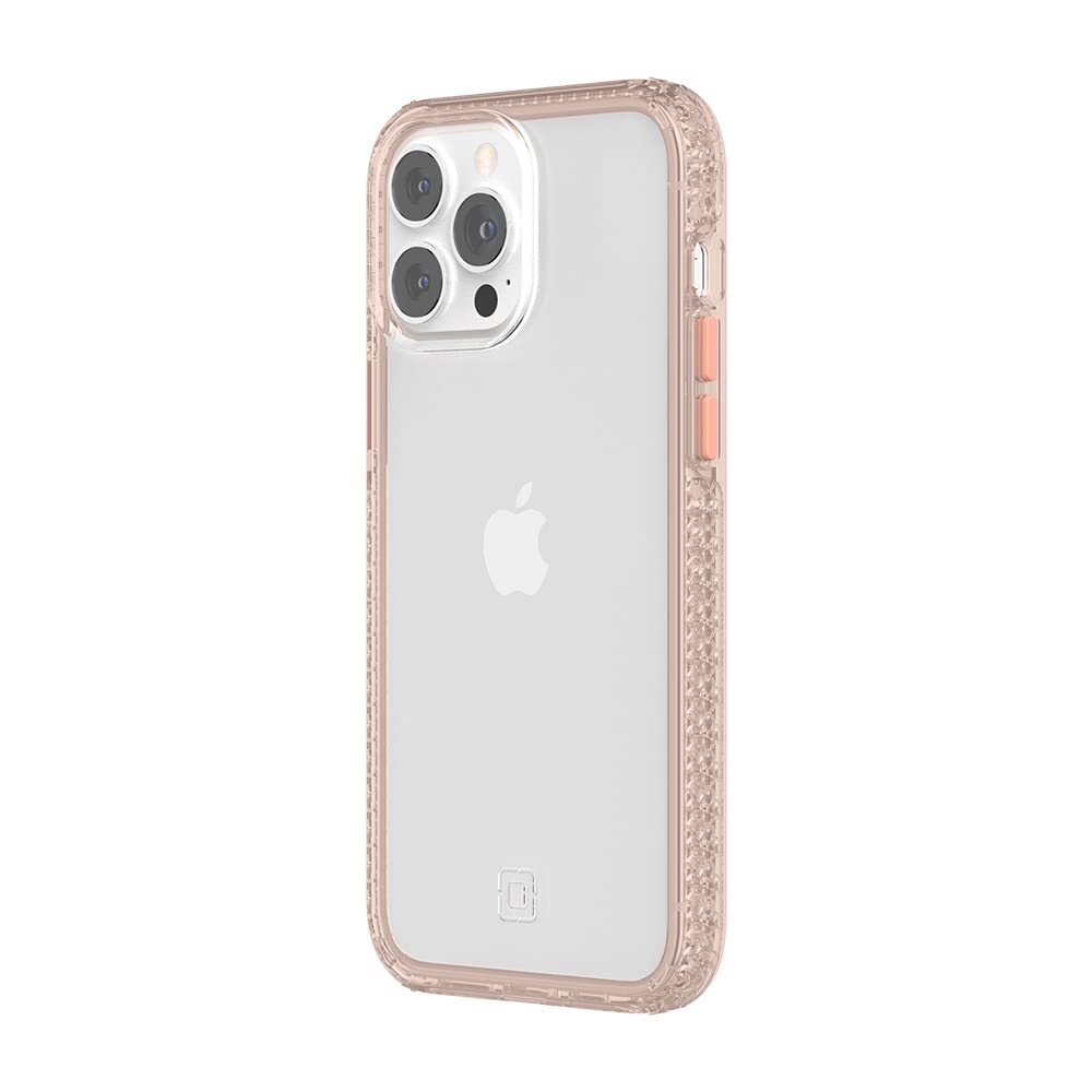 Incipio Grip Case For Iphone 13 Pro Max & Iphone 12 Pro Max – Magsafe Compatible Slim Protective Phone Case With 14ft Drop Protection, Anti-Slip, Scratch-Resistant Finish – Pink/Clear